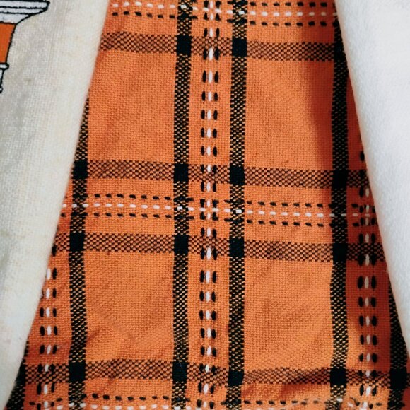 Set Of 3 Halloween Kitchen Towels - Haunted House, Hello Pumpkin, Orange Black - Picture 3 of 4